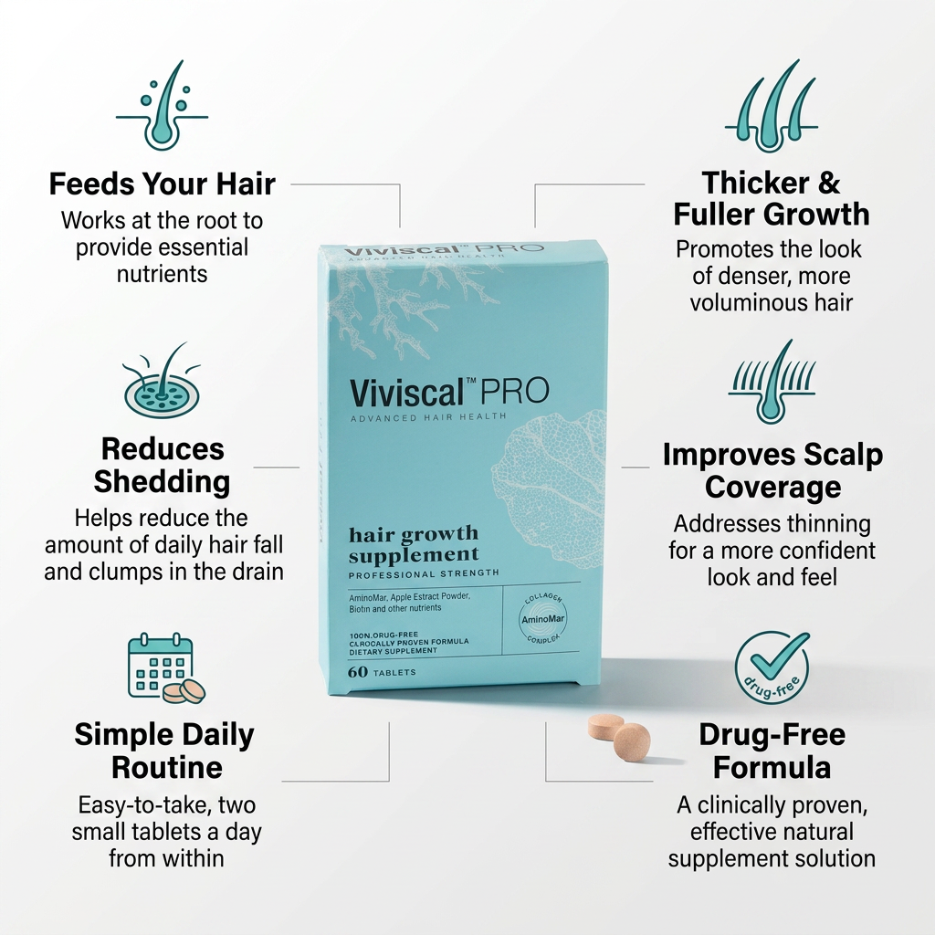 Viviscal Professional 60ct - Nourishing, Thickening, Confidence-Restoring