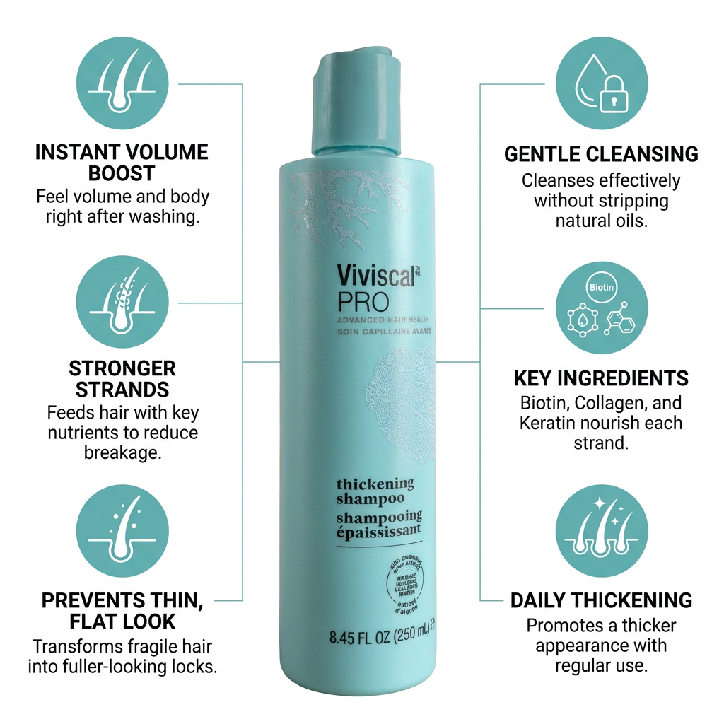 Viviscal Professional Thickening Shampoo - Fuller, Stronger, Shinier