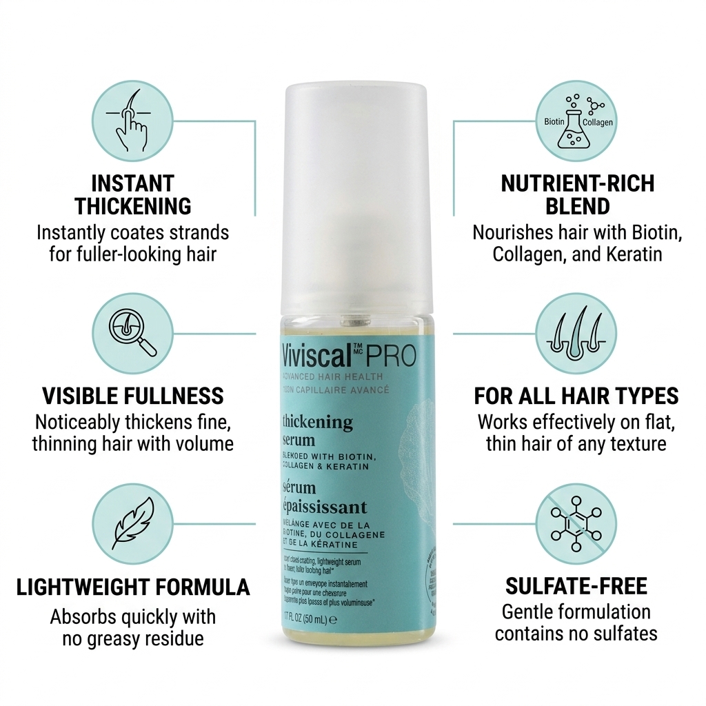 Viviscal Professional Thickening Elixir - Volumizing, Nourishing, Confidence-Restoring
