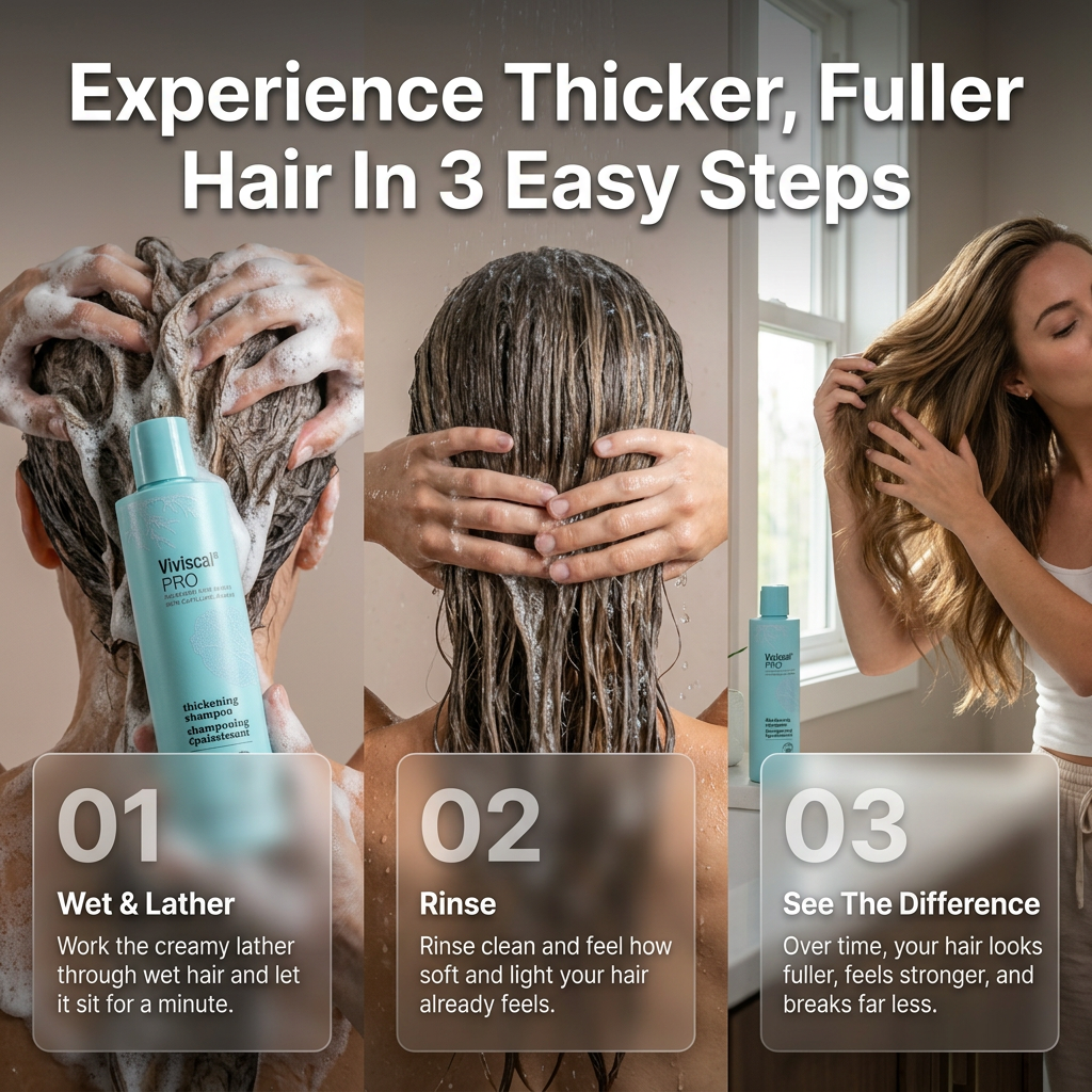 Viviscal Professional Thickening Shampoo - Fuller, Stronger, Shinier