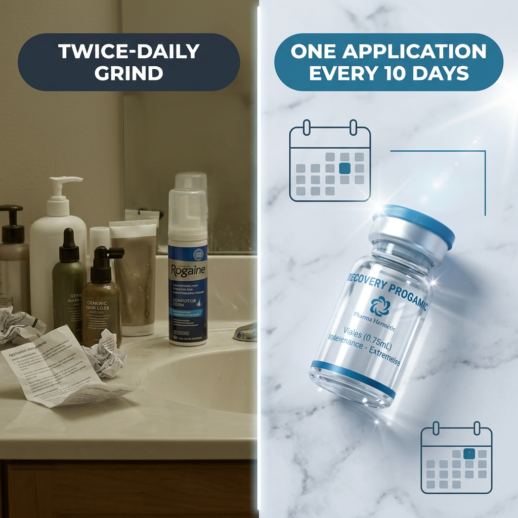 One Vial Every 10 Days, Not a Daily Commitment You'll Quit