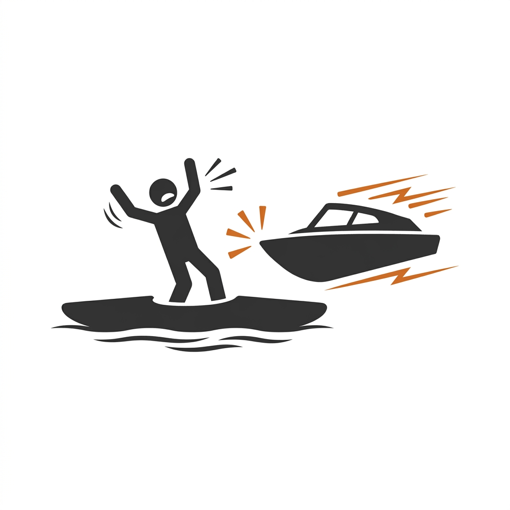 Speeding Boats Heading Straight Toward You